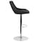 Flash Furniture Contemporary Black Fabric Adjustable Height Barstool with Chrome Base CH-182050X000-BKFAB-GG - alternate 7